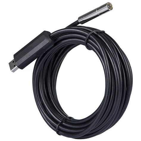 10m Waterproof USB Endoscope LED Inspection Camera Cable