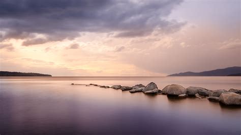 calm waters, Calm, Landscape, Sky, Stones, Nature Wallpapers HD ...