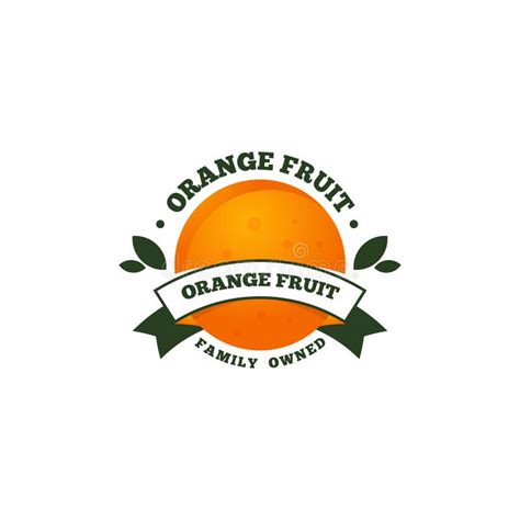 Fresh Fruit Logo Template Vector. Fresh Orange Fruit Logo Template ...