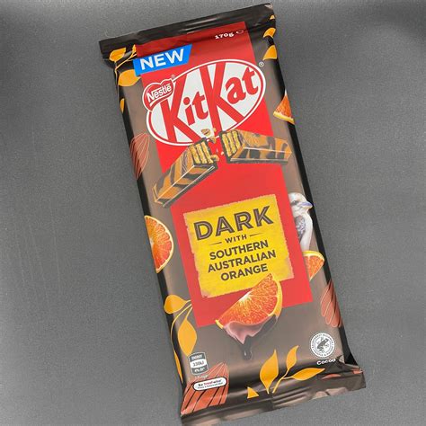 NEW Nestle Kit Kat Dark with Southern Australian Orange Flavour Block