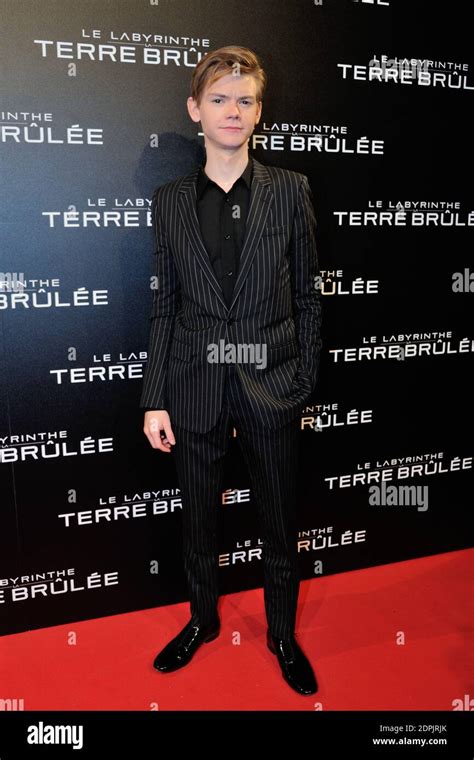 Thomas Brodie-Sangster attending the 'Maze Runner: Scorch Trials - Le ...