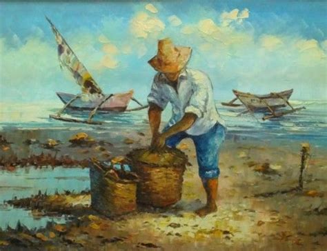 Fishing Solo: Maximiano Buan. Philippine Art, Filipino, Philippines, Folk Art, Visual, Artwork ...