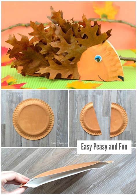 Paper Plate Hedgehog Craft – Fall Crafts for Kids - Phần mềm Portable