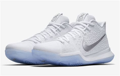 Nike Kyrie 3 White Chrome 852395-103 Release Date | SneakerFiles