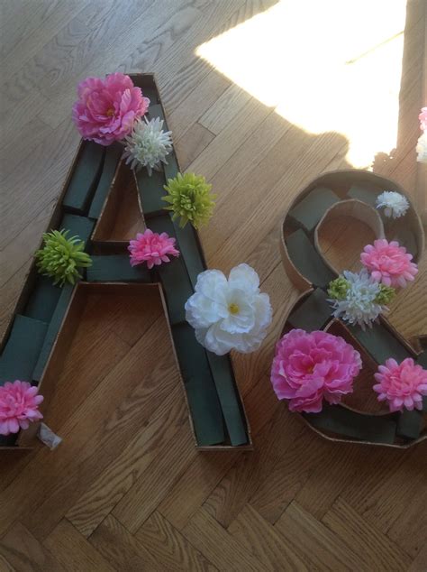 Floral Monogram DIY