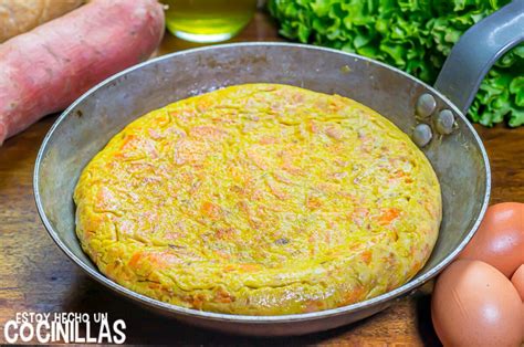 Receta de tortilla de boniato (versión tradicional, al horno o al ...