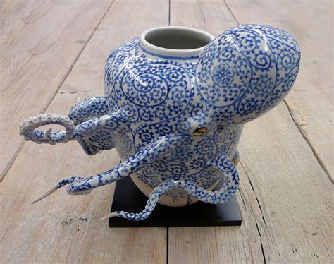 Octopuses Embedded in Ceramic Vessels by Keiko Masumoto | Colossal
