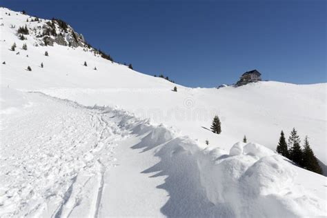 Hiking in the Bavarian Alps in Winter Stock Photo - Image of bavarian ...