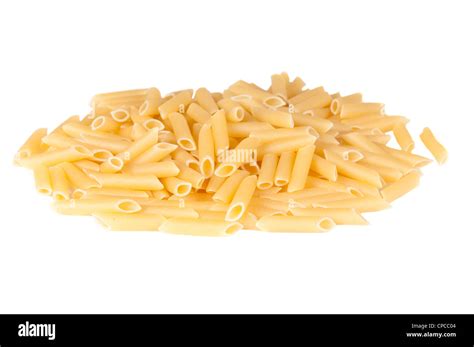 Pasta on white background Stock Photo - Alamy