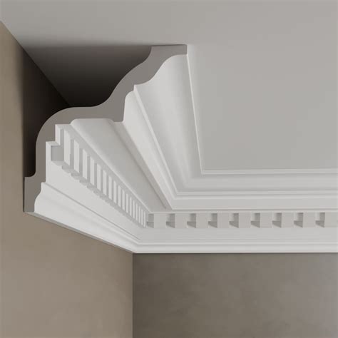 Wallark | Medium, Classical Style Dentil Cornice | Water heater installation, Living decor ...