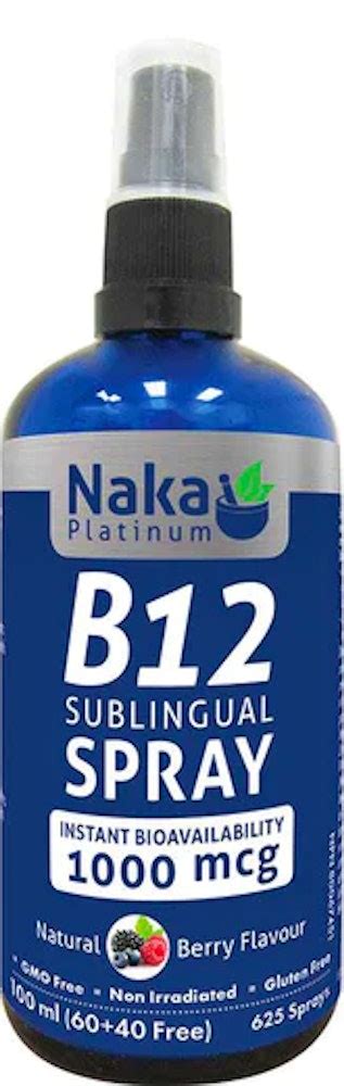 B12 Instant Spray 100ml ( 625 sprays) - The Parapharmacy