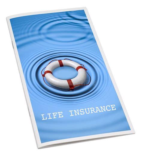 Life Insurance Cover Brochure Stock Illustration - Illustration of concept, lifebouy: 20632746