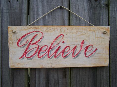 Believe sign Christmas decor Christmas sign Christmas gift