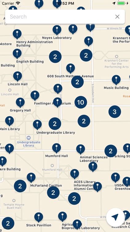 University Of Illinois Campus Map - Maps Model Online