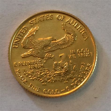 Sold Price: Gold American Eagle 5 Dollar Coin - April 4, 0120 10:00 AM EDT