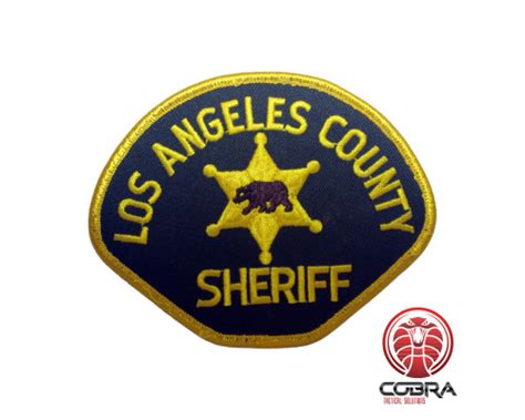 Los Angeles County Sheriff embroidered patch | Sew on