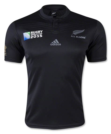 New Zealand All Blacks Rugby World Cup 2015 Home Shirt – Rugby Shirt Watch