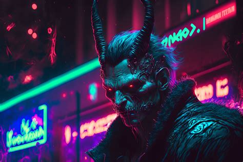 cyberpunk demon by kapit0n on DeviantArt