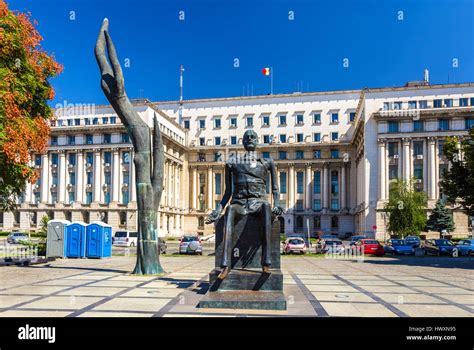 The statue of Iuliu Maniu in Bucharest, Romania Stock Photo - Alamy