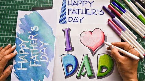 How to Draw Happy Birthday Picture to DAD| I Love DAD| Step by Step