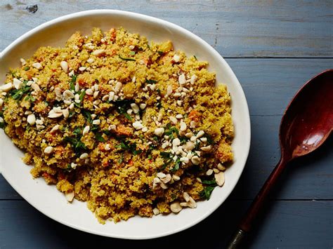 Fonio Pilaf with Dates, Carrots, and Peanuts | Recipe | Fonio recipes, Vegetarian holiday ...