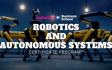 Robotics and Autonomous Systems - Toptalent