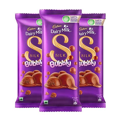 Cadbury Dairymilk Silk Bubbly 120gm(3pcs) – ShotejBazar