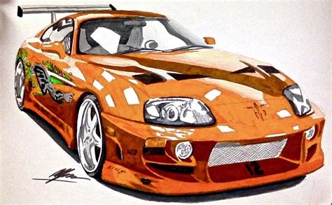 Toyota Supra Fast And Furious Drawing | Sexiz Pix