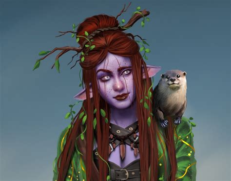 Fantasy Character Art, Character Concept, Concept Art, Firbolg Dnd Druid Female, D D Characters ...