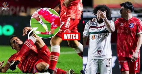 WATCH: Marcelo breaks Luciano Sanchez’s leg into two; walks away in tears during Copa ...