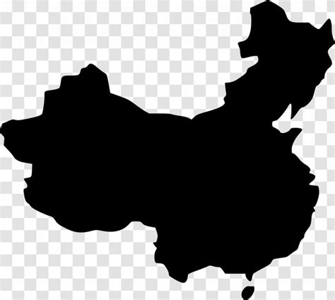 Northwest China Map Transparent PNG