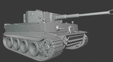 3D printable model Tiger Tanks | CGTrader