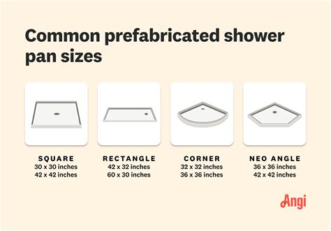 8 Common Shower Pan Sizes