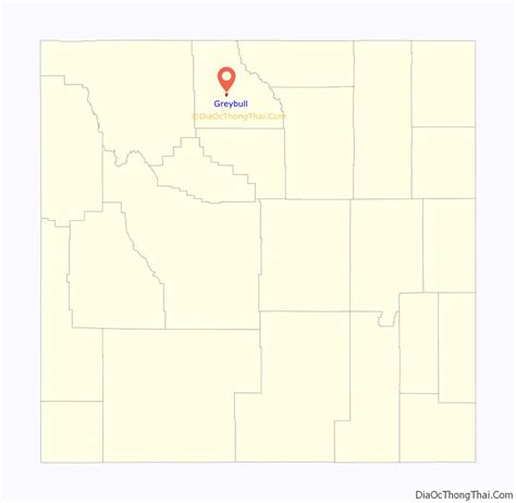 Map of Greybull town