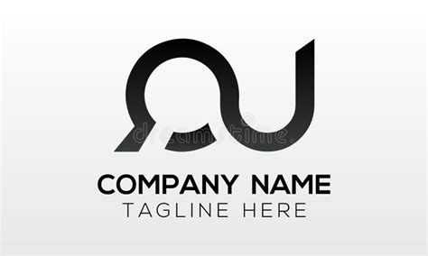 Initial Letter QU Logo Design with Modern Business Typography Vector ...