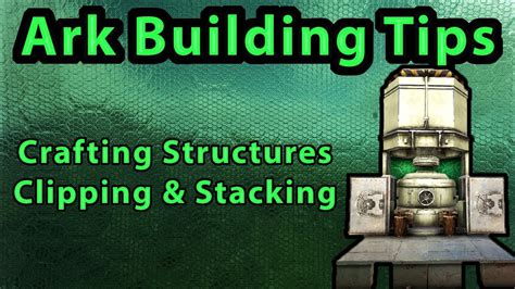 Ark Building Tips - Clipping crafting stations into each other and ...