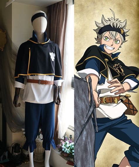 Black Clover Cosplay Asta Costume Set - Etsy