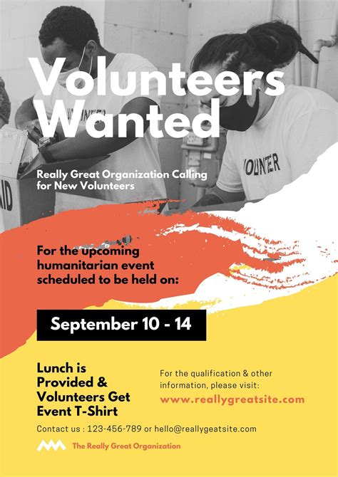 Volunteers Needed Flyer Template - Detrester.com