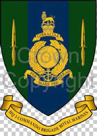 Headquarters 3 Commando Brigade, RM - Coat of arms (crest) of Headquarters 3 Commando Brigade, RM