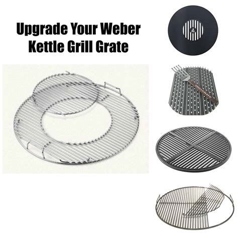 22 inch Stainless Steel Weber Kettle Grill Grate: (Other Upgrades Too!)