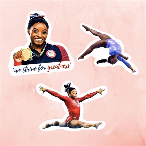 Simon Biles Stickers | Gymnastics | Olympics | Team USA | US Classic ...