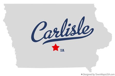 Map of Carlisle, IA, Iowa