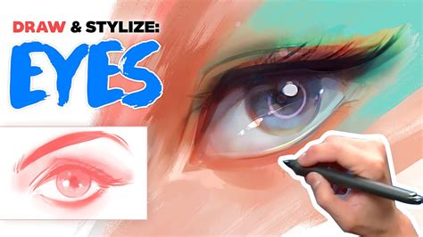 How to Draw and Stylize Eyes! - Tutorial - YouTube