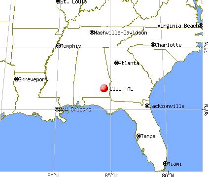 Clio, Alabama (AL 36048) profile: population, maps, real estate, averages, homes, statistics ...