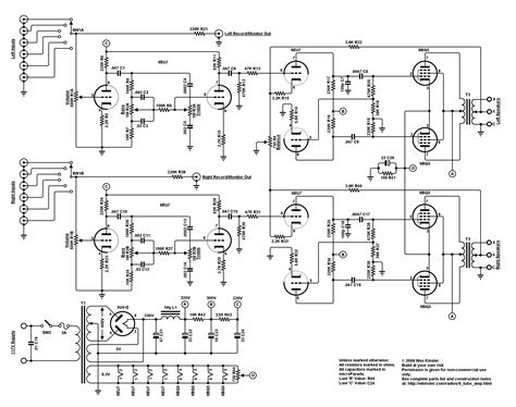 Tube Bass Amp Schematic