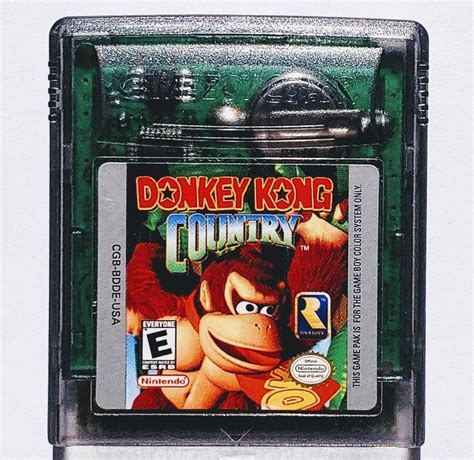 Game Boy Color Donkey Kong Country King on Mercari in 2020 | Donkey kong country, Gameboy ...