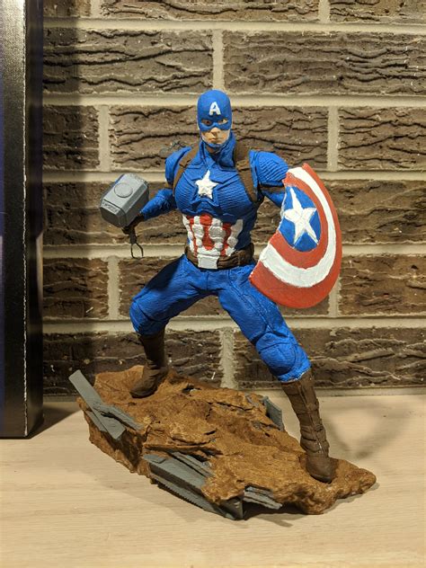 Captain America 3D Print : r/3Dprinting