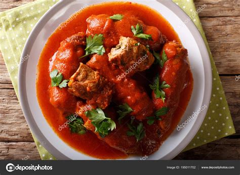 Italian meat roll braciole stuffed with parsley and cheese in to Stock ...