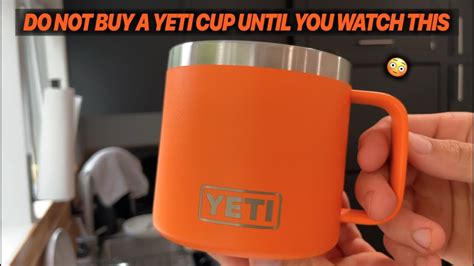 WATCH BEFORE YOU BUY A YETI CUP - Yeti Rambler 14oz King Crab - YouTube