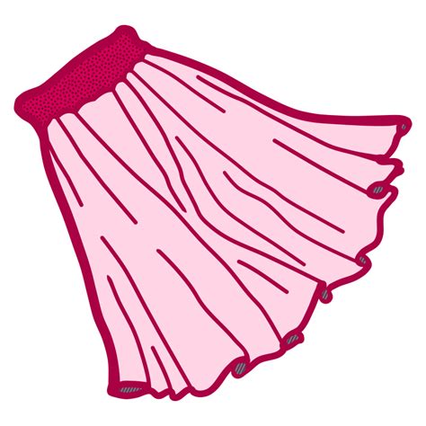 skirt - coloured - Openclipart